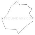 Census Tract 136.04, New Castle County, Delaware (Light Gray Border)