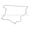 Census Tract 9601, Hamilton County, Florida (Light Gray Border)
