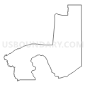 Census Tract 9101.01, Okeechobee County, Florida (Light Gray Border)
