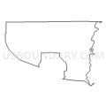 Census Tract 9701.02, Dixie County, Florida (Light Gray Border)