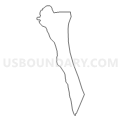Census Tract 801, Lee County, Florida (Light Gray Border)