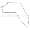 Census Tract 167.25, Duval County, Florida (Light Gray Border)