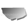 Census Tract 102.03, Wakulla County, Florida (Gray Gradient Fill with Shadow)