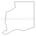 Census Tract 102.02, Wakulla County, Florida (Light Gray Border)