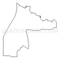 Census Tract 9701, Suwannee County, Florida (Light Gray Border)