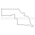Census Tract 9614, Highlands County, Florida (Light Gray Border)