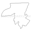 Census Tract 9602, Union County, Florida (Light Gray Border)