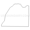 Census Tract 9703.01, Washington County, Florida (Light Gray Border)