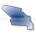 Census Tract 108.11, Santa Rosa County, Florida (Radial Fill with Shadow)