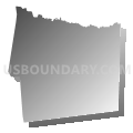 Census Tract 108.19, Santa Rosa County, Florida (Gray Gradient Fill with Shadow)