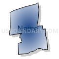 Census Tract 108.14, Santa Rosa County, Florida (Radial Fill with Shadow)