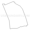 Census Tract 825.11, Volusia County, Florida (Light Gray Border)