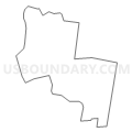 Census Tract 502.02, Nassau County, Florida (Light Gray Border)