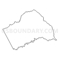 Census Tract 9702, Lincoln County, Georgia (Light Gray Border)