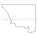 Census Tract 9602, Caribou County, Idaho (Light Gray Border)