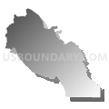 Census Tract 9703, Lemhi County, Idaho (Gray Gradient Fill with Shadow)