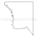 Census Tract 9701, Boundary County, Idaho (Light Gray Border)