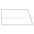 Census Tract 102.24, Ada County, Idaho (Light Gray Border)