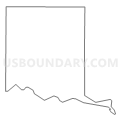 Census Tract 102.25, Ada County, Idaho (Light Gray Border)