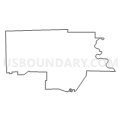 Census Tract 8801, Crawford County, Illinois (Light Gray Border)