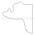 Census Tract 40.02, Winnebago County, Illinois (Light Gray Border)
