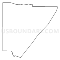 Census Tract 46, Peoria County, Illinois (Light Gray Border)