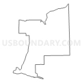 Census Tract 9623, LaSalle County, Illinois (Light Gray Border)