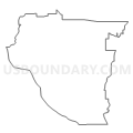Census Tract 9526, Pike County, Illinois (Light Gray Border)