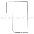 Census Tract 9651, Bureau County, Illinois (Light Gray Border)