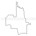 Census Tract 409, Franklin County, Illinois (Light Gray Border)