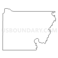 Census Tract 404, Franklin County, Illinois (Light Gray Border)