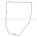 Census Tract 4028.01, Madison County, Illinois (Light Gray Border)
