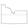 Census Tract 9775, Jasper County, Illinois (Light Gray Border)