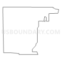 Census Tract 3, Stephenson County, Illinois (Light Gray Border)