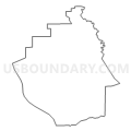 Census Tract 511, Jefferson County, Illinois (Light Gray Border)