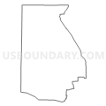 Census Tract 9777, Johnson County, Illinois (Light Gray Border)