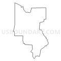 Census Tract 209, Williamson County, Illinois (Light Gray Border)