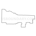 Census Tract 9720, Clay County, Illinois (Light Gray Border)