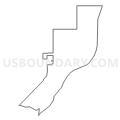 Census Tract 9612, Marshall County, Illinois (Light Gray Border)