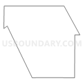 Census Tract 8653, Lake County, Illinois (Light Gray Border)