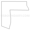 Census Tract 8613.01, Lake County, Illinois (Light Gray Border)