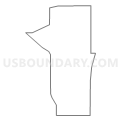 Census Tract 8611.06, Lake County, Illinois (Light Gray Border)