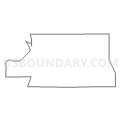 Census Tract 8610.12, Lake County, Illinois (Light Gray Border)