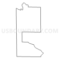 Census Tract 13.01, Monroe County, Indiana (Light Gray Border)