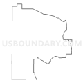 Census Tract 9674, Washington County, Indiana (Light Gray Border)