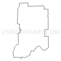Census Tract 9676, Washington County, Indiana (Light Gray Border)