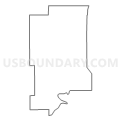 Census Tract 9590, Pulaski County, Indiana (Light Gray Border)