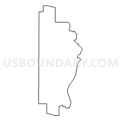Census Tract 9502, Martin County, Indiana (Light Gray Border)