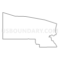 Census Tract 9569, Montgomery County, Indiana (Light Gray Border)