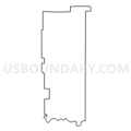Census Tract 9545, Daviess County, Indiana (Light Gray Border)